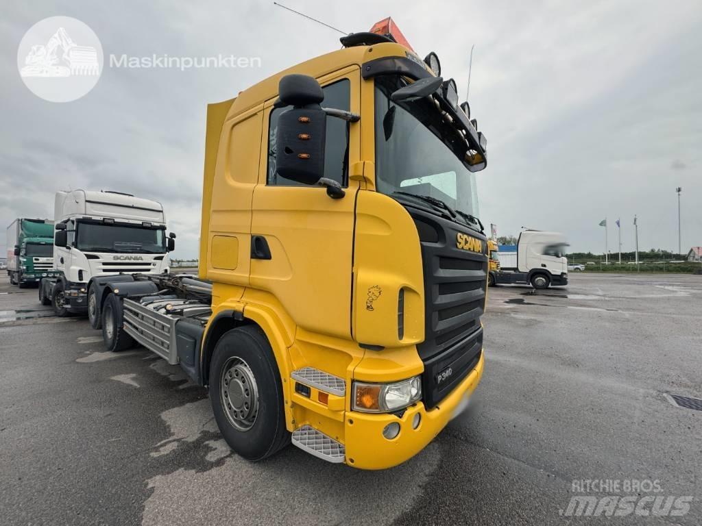 Scania R 420 LB 훅 리프트 트럭