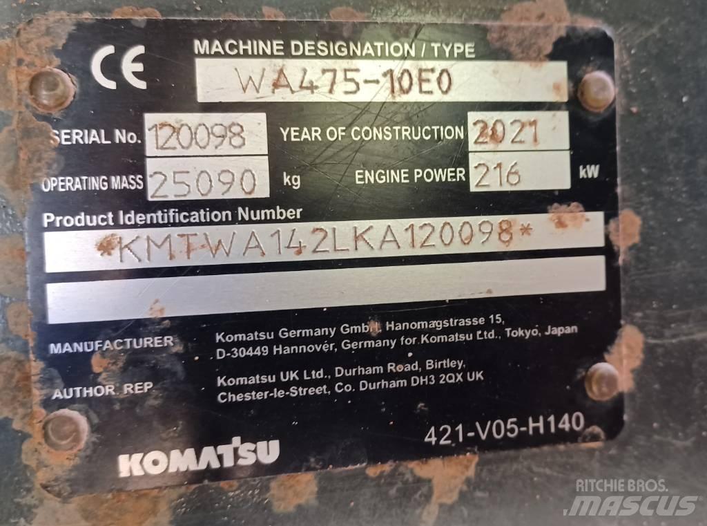 Komatsu WA 475-10E0  휠로우더