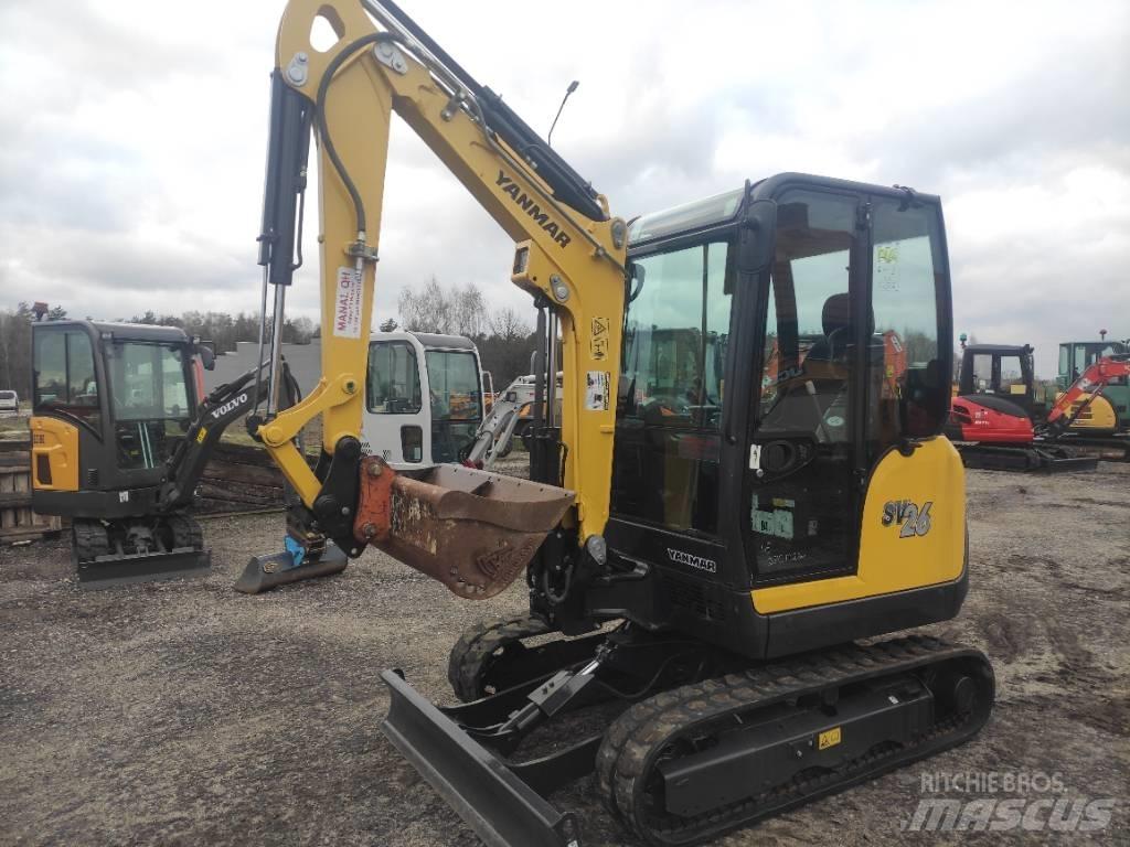 Yanmar SV 26 2017r 소형 굴삭기 7톤 미만