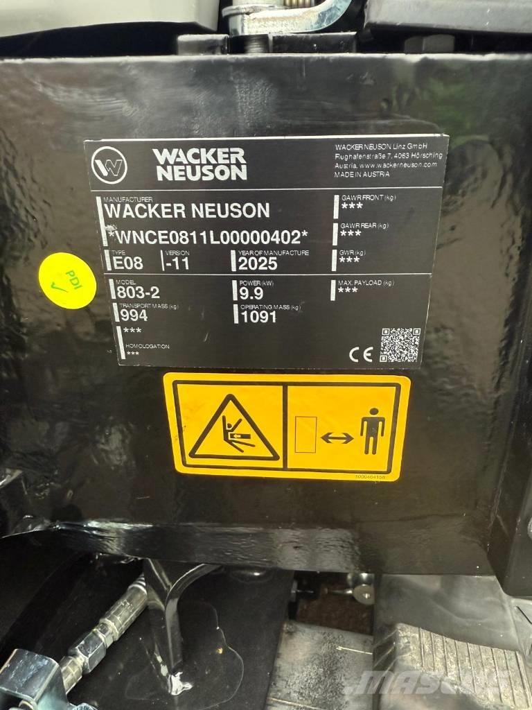 Wacker Neuson 803 소형 굴삭기 7톤 미만