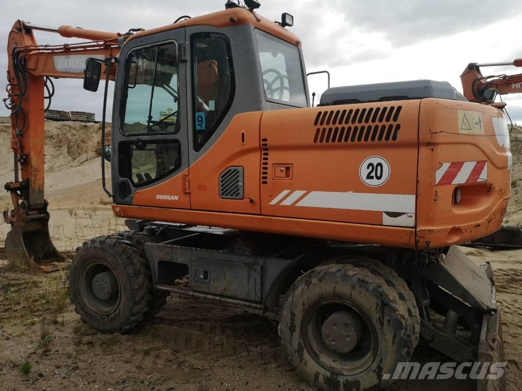  DOSAN DX170W  휠 굴삭기