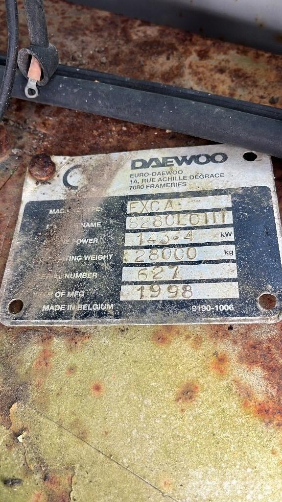 Daewoo Solar 280 LC 대형 굴삭기 29톤 이상