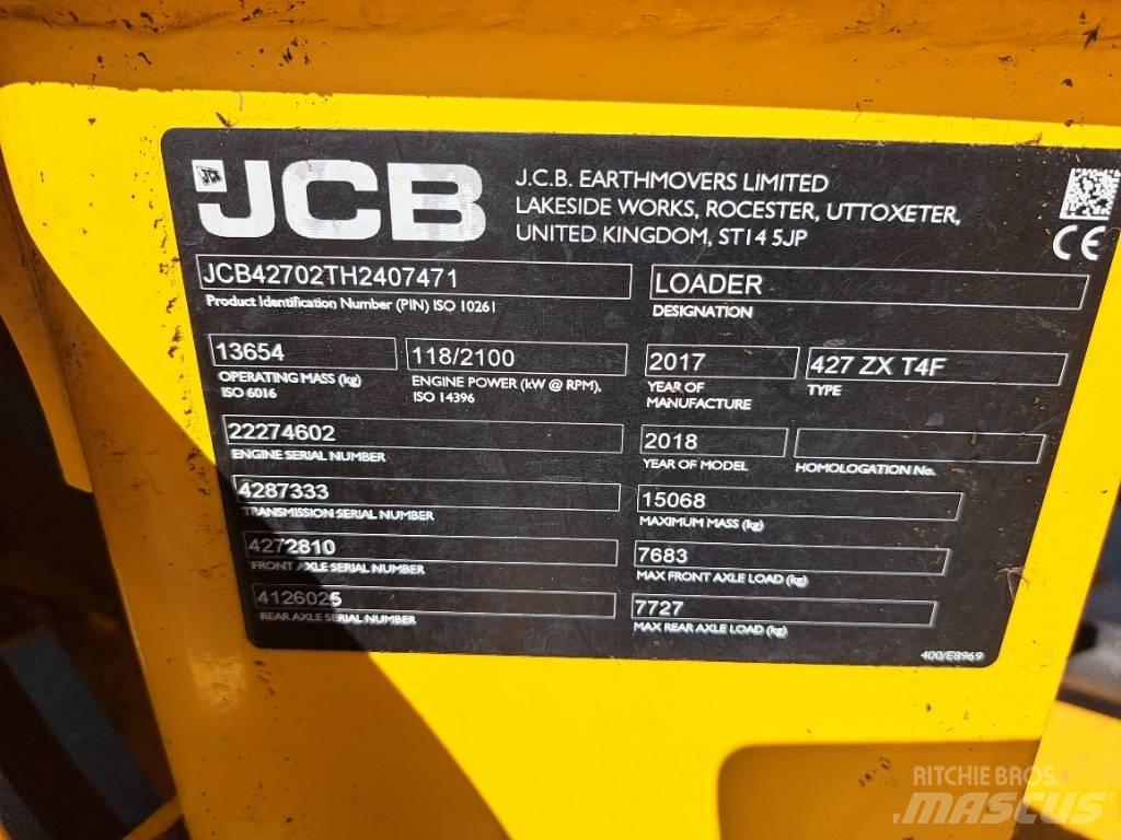 JCB 427 ZX  휠로우더