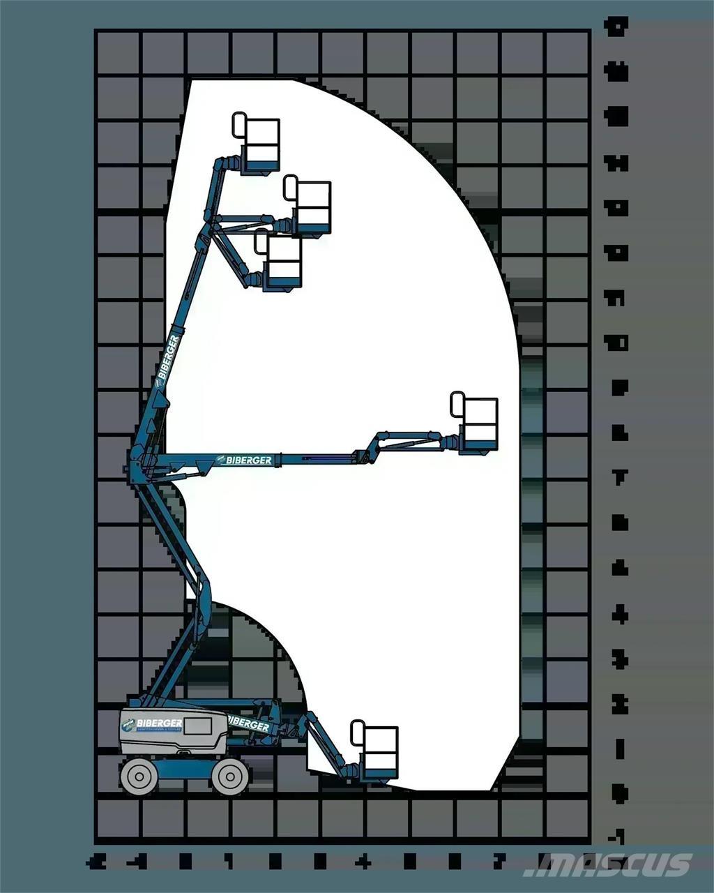 Genie Z45 XC 관절형 전동이동 리프트
