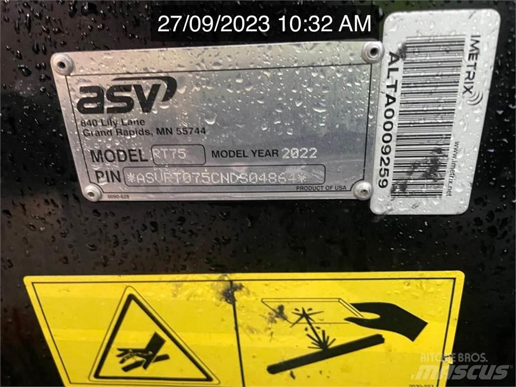 ASV POSI-TRACK RT75  스키드로더
