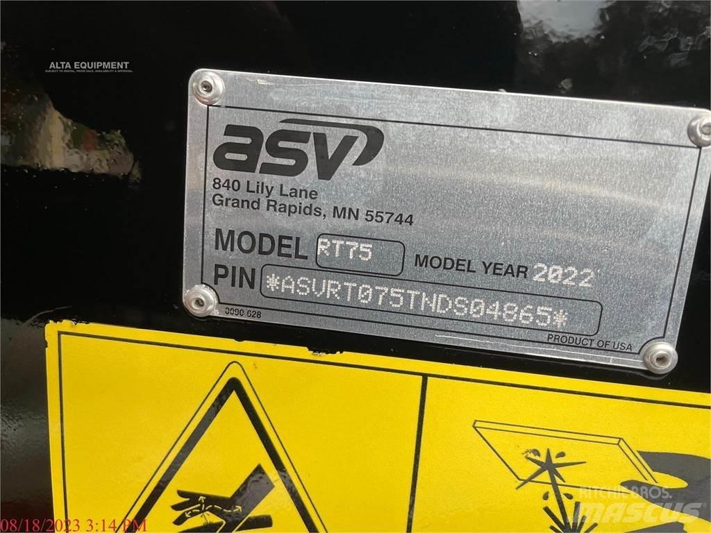 ASV POSI-TRACK RT75  스키드로더