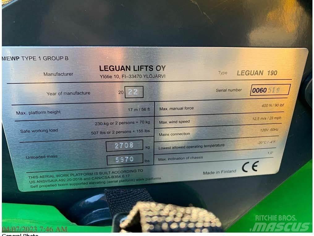 Avant LEGUAN 190 관절형 전동이동 리프트