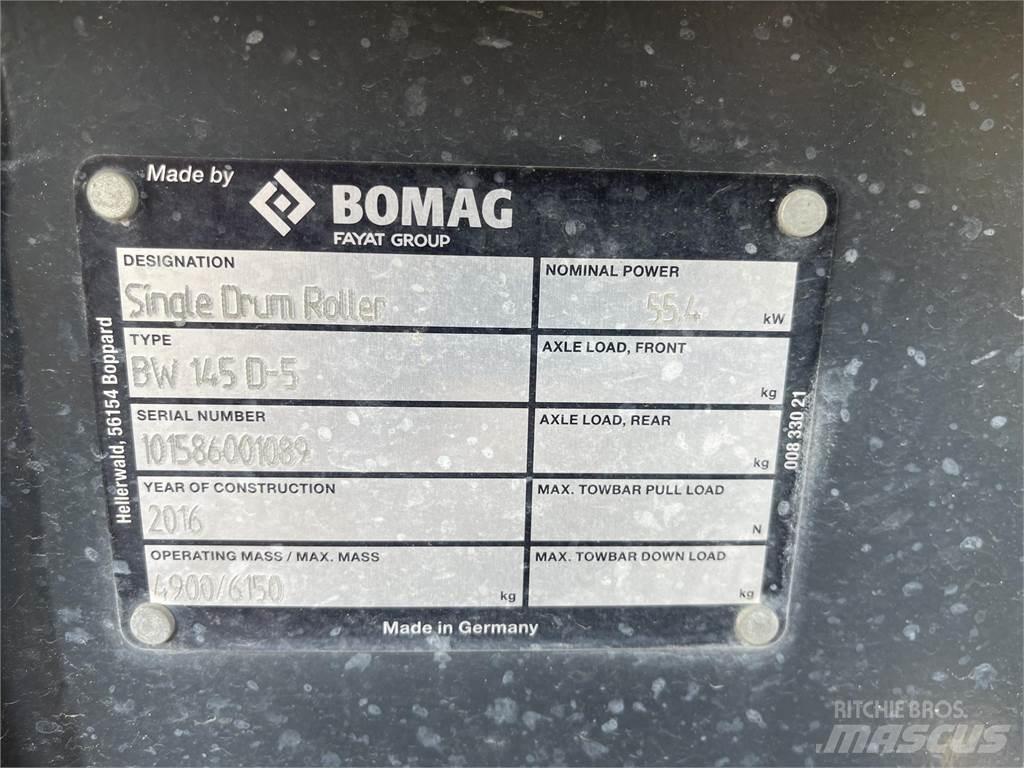 Bomag BW145D-5 트윈 드럼 롤러