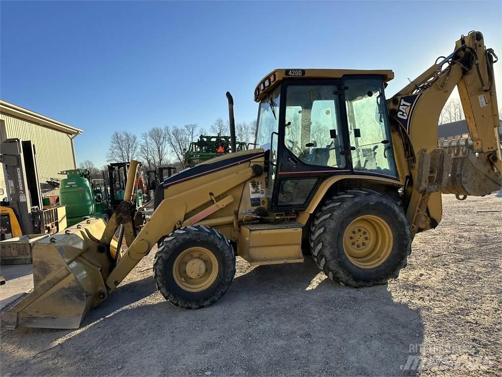 CAT 420D 백호로더