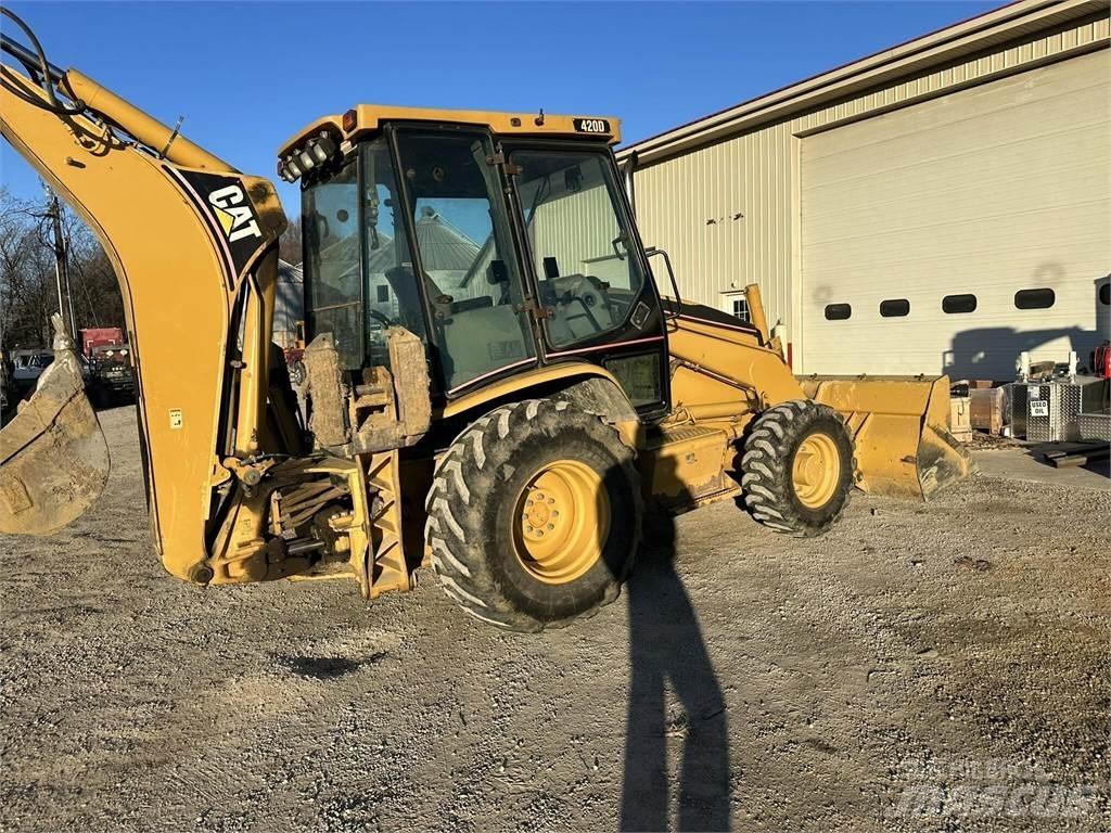 CAT 420D 백호로더