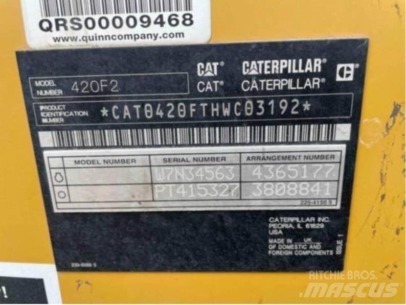 CAT 420F2 백호로더