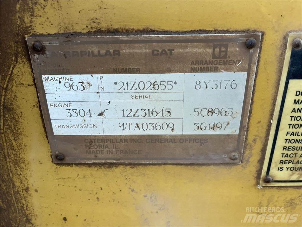 CAT 963 궤도식 로우더
