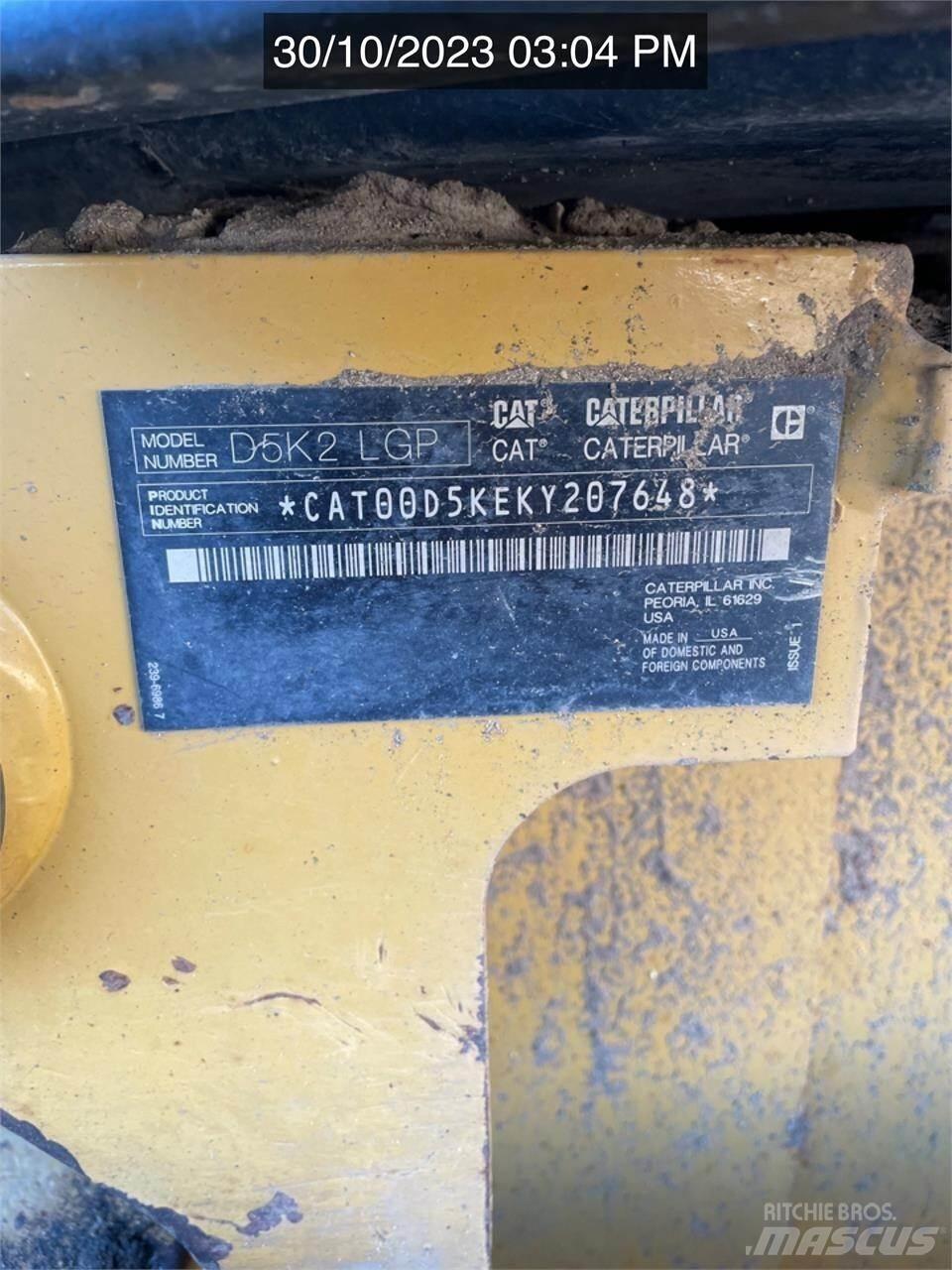 CAT D5K2 LGP 크롤러 도저