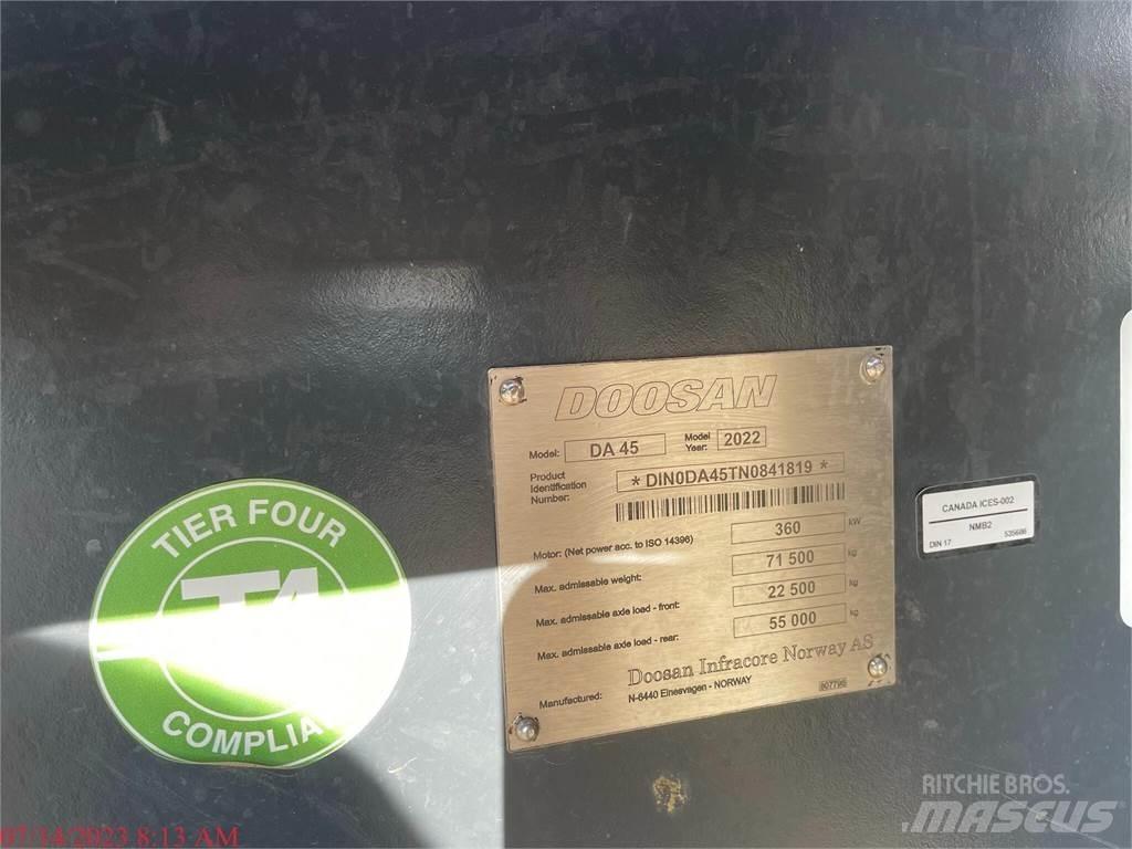 Doosan DA45-5 연결식 홀러