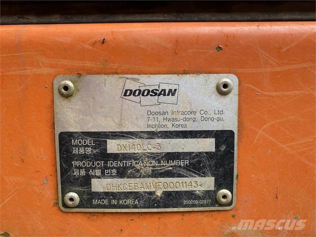 Doosan DX140 LC-3 대형 굴삭기 29톤 이상