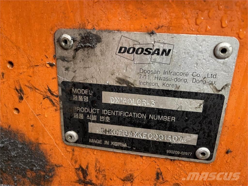 Doosan DX140 LCR-3 대형 굴삭기 29톤 이상