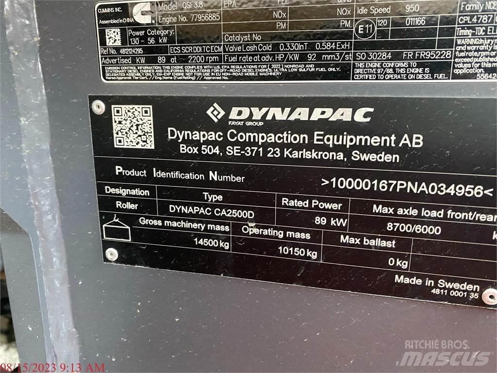 Dynapac CA2500D 트윈 드럼 롤러