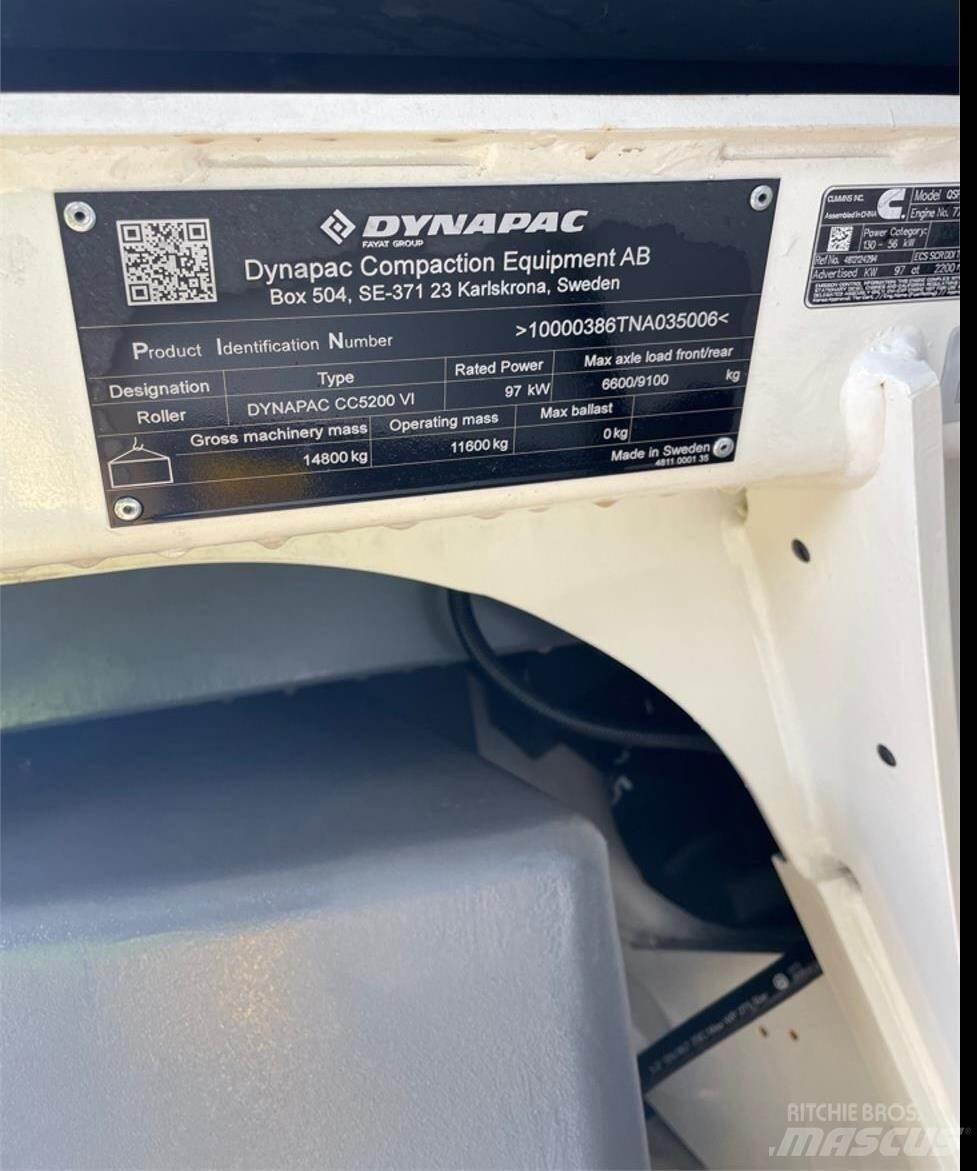 Dynapac CC5200 VI 트윈 드럼 롤러