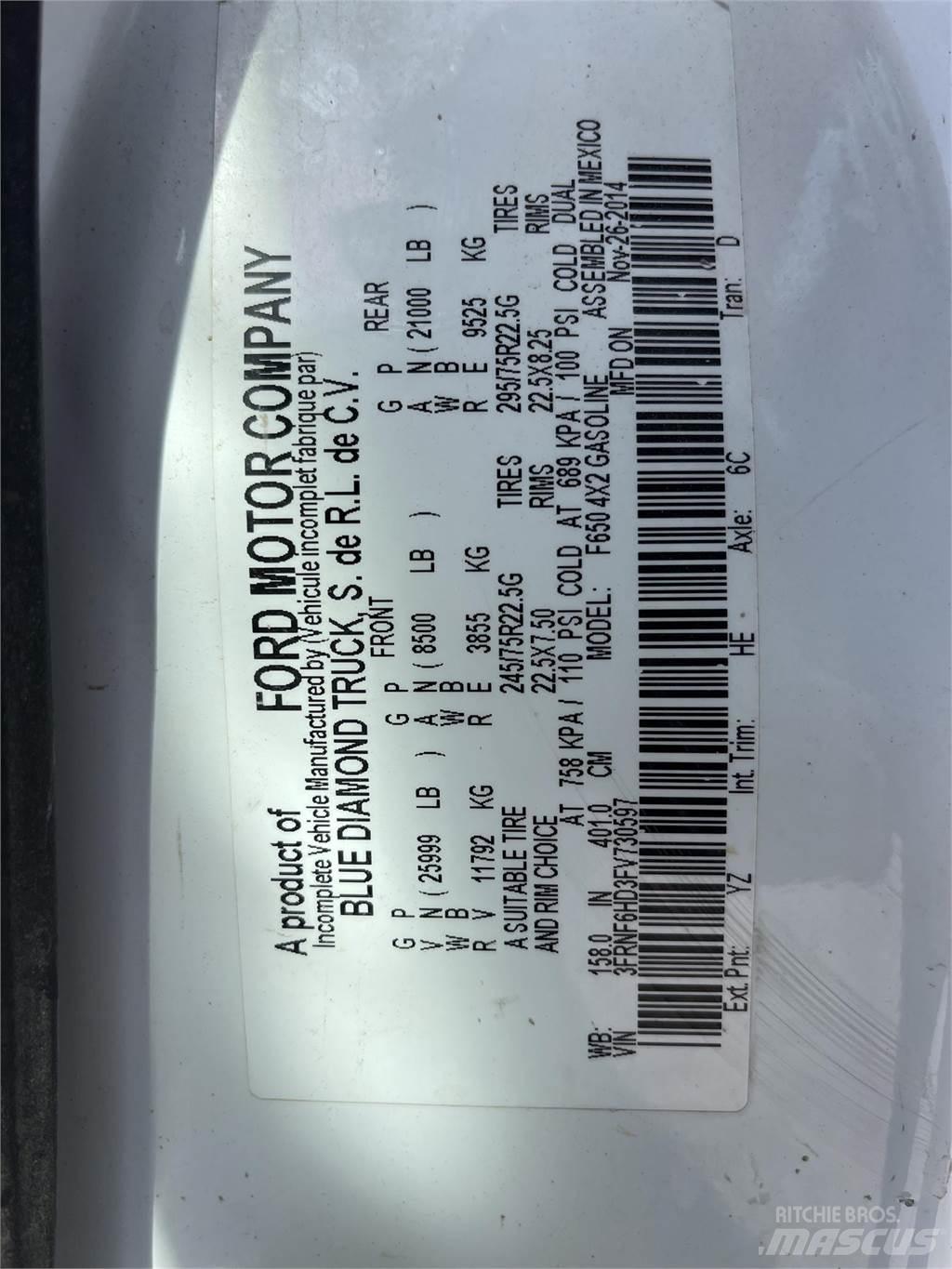 Ford F650 XL SD 급수차