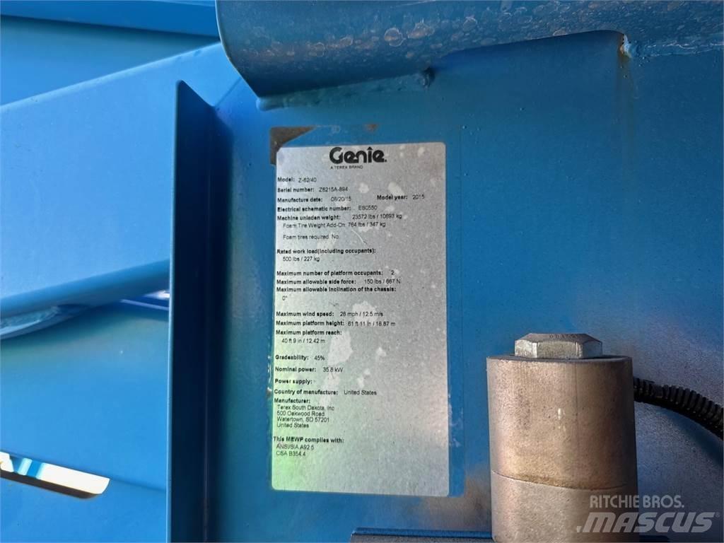 Genie Z62/40 관절형 전동이동 리프트
