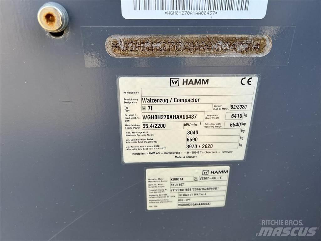Hamm H7I 트윈 드럼 롤러