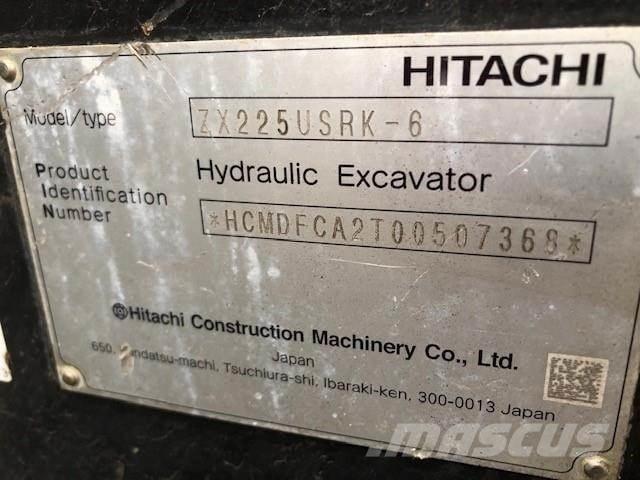 Hitachi ZX225USRK-6 대형 굴삭기 29톤 이상