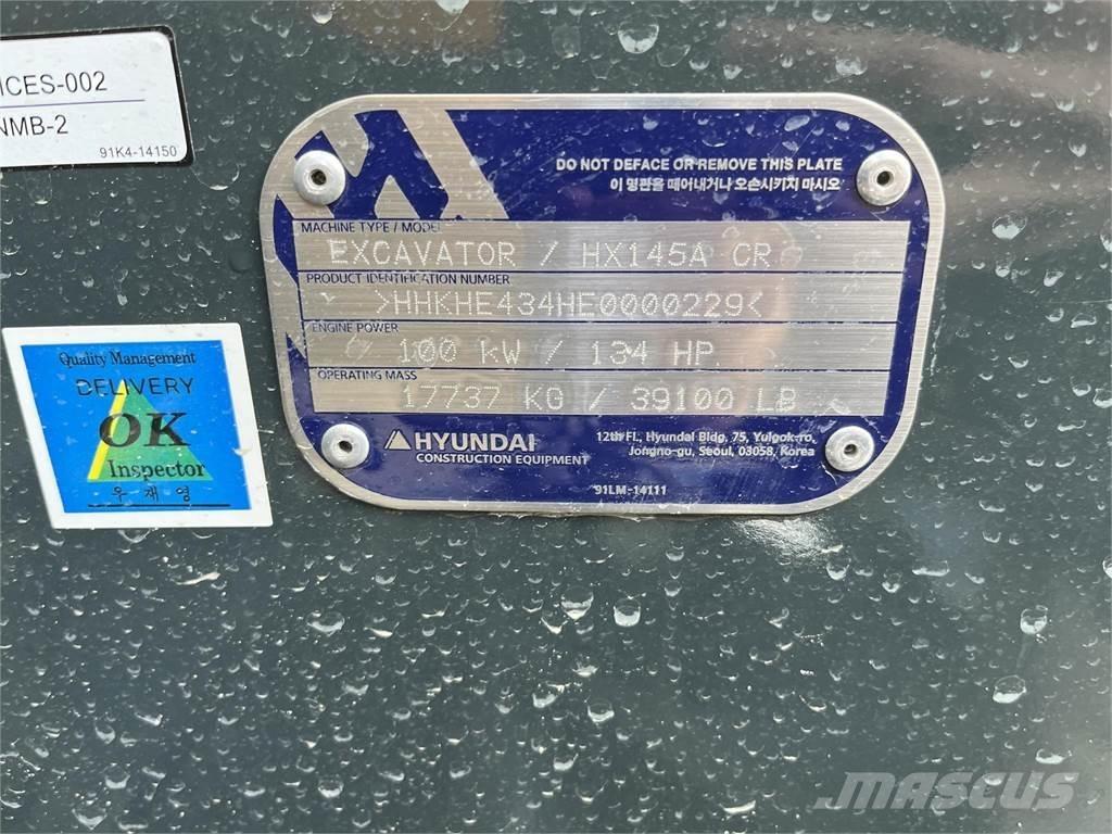 Hyundai HX145A LCR 대형 굴삭기 29톤 이상