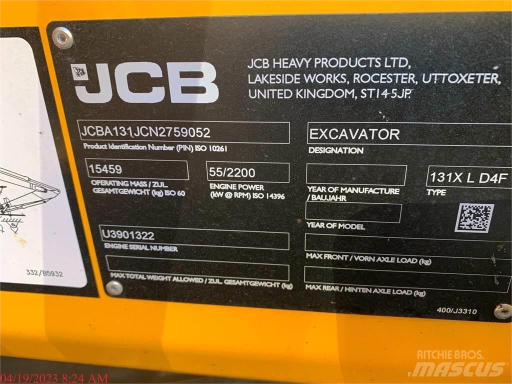 JCB 131X LC 대형 굴삭기 29톤 이상