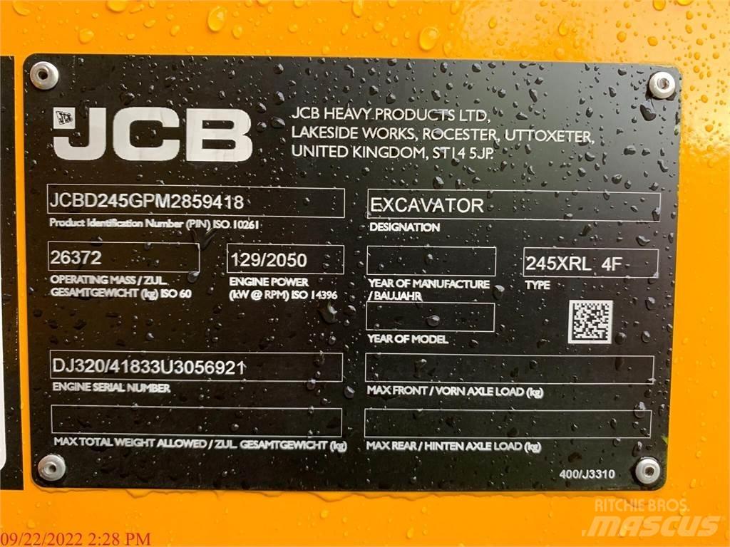 JCB 245XR 대형 굴삭기 29톤 이상