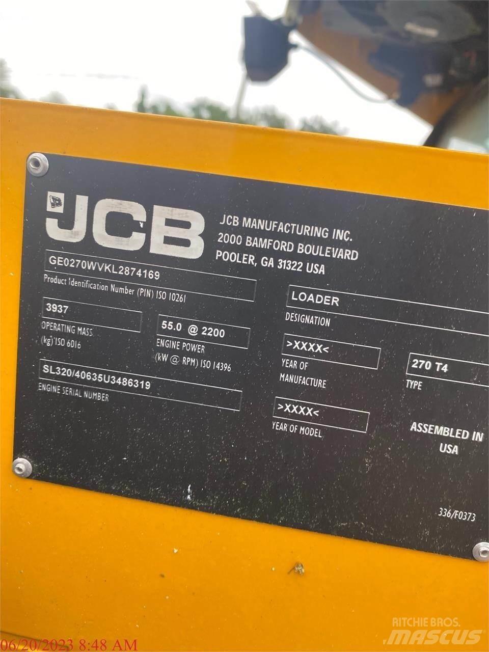 JCB 270  스키드로더