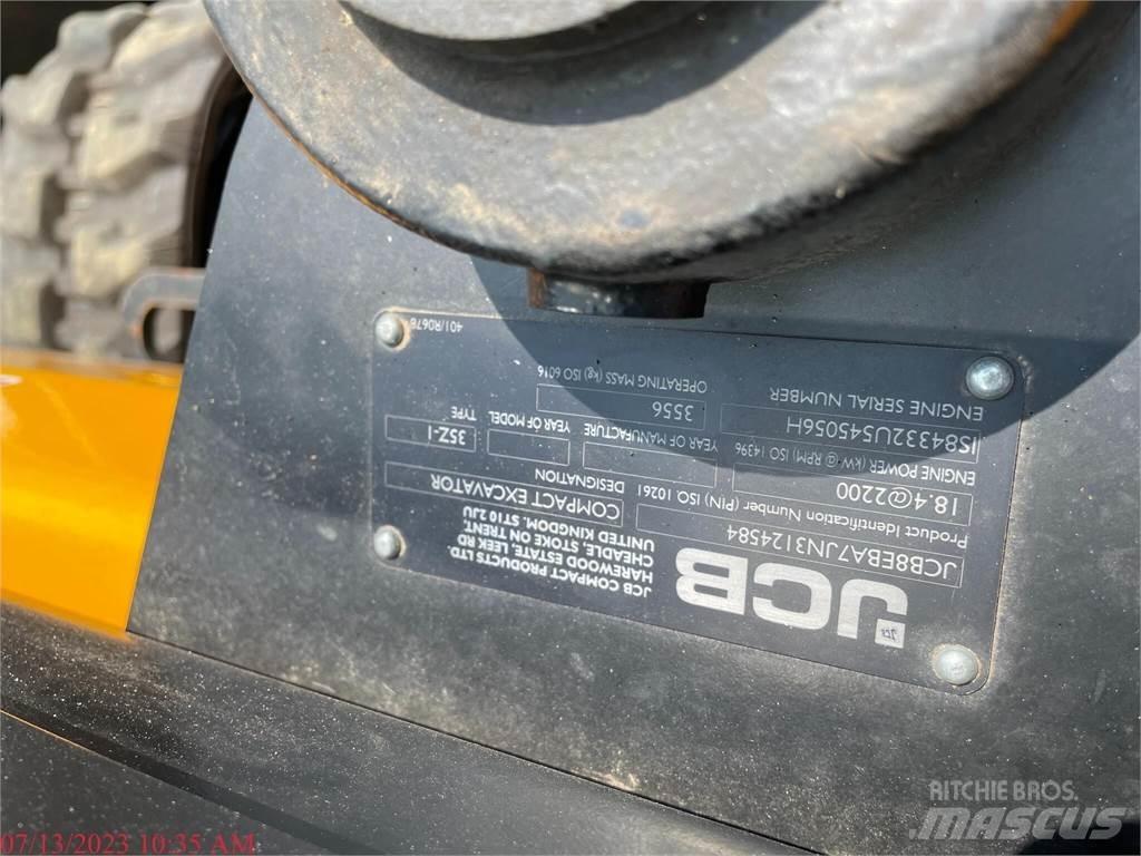 JCB 35Z-1 소형 굴삭기 7톤 미만