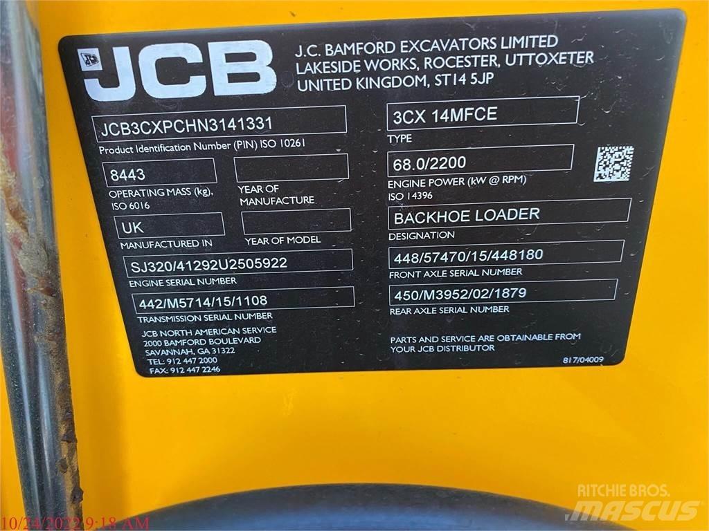 JCB 3CX14 백호로더