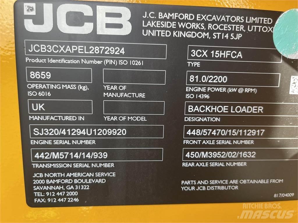 JCB 3CX15 SUPER 백호로더