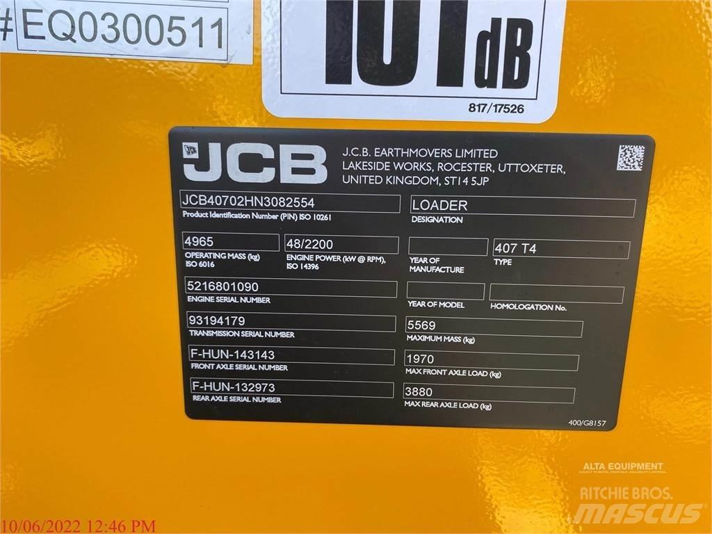 JCB 407  휠로우더
