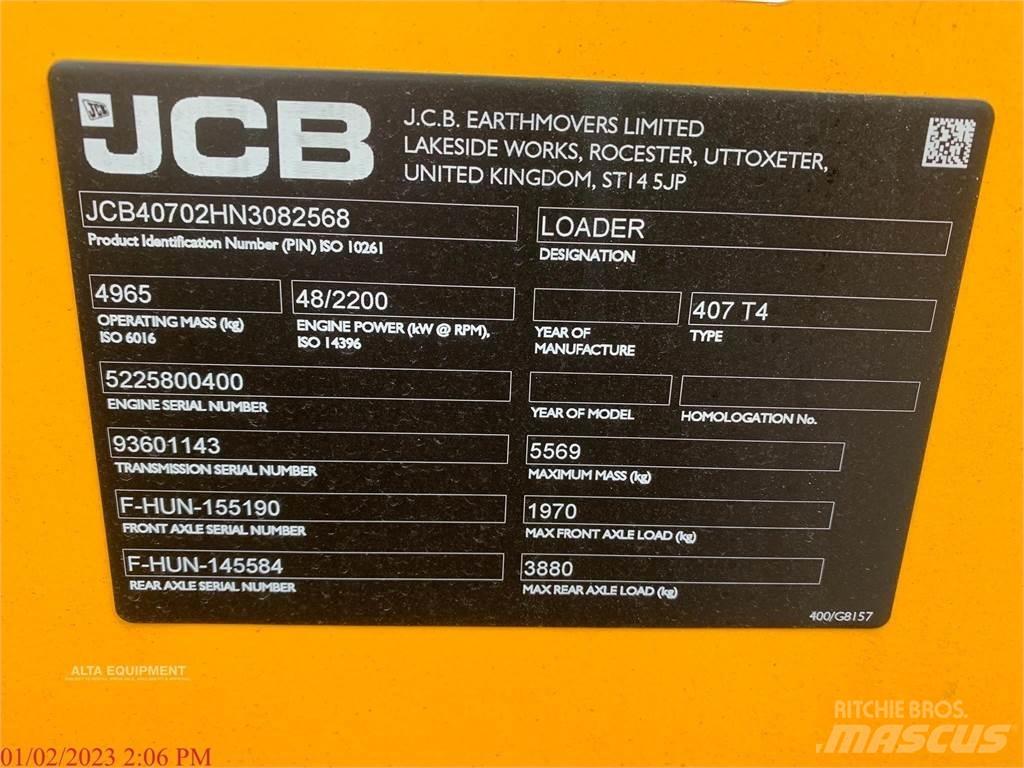JCB 407B  휠로우더
