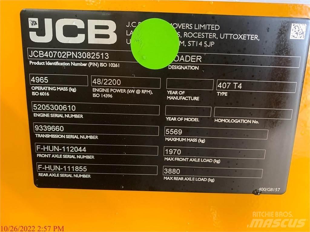 JCB 407B  휠로우더