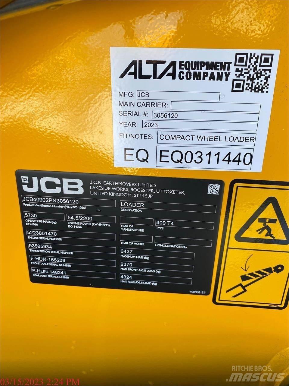 JCB 409  휠로우더