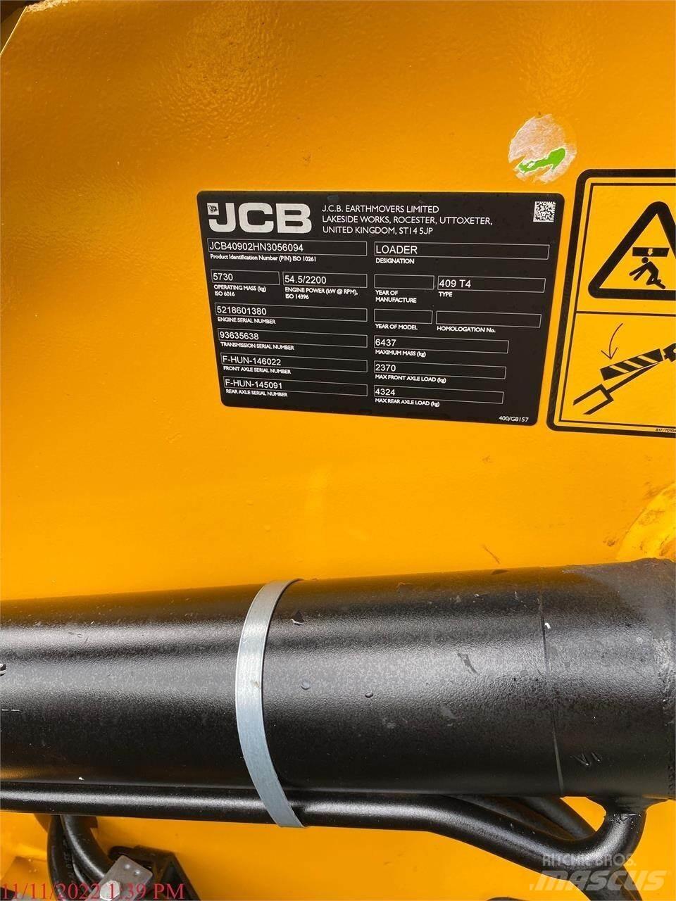 JCB 409  휠로우더
