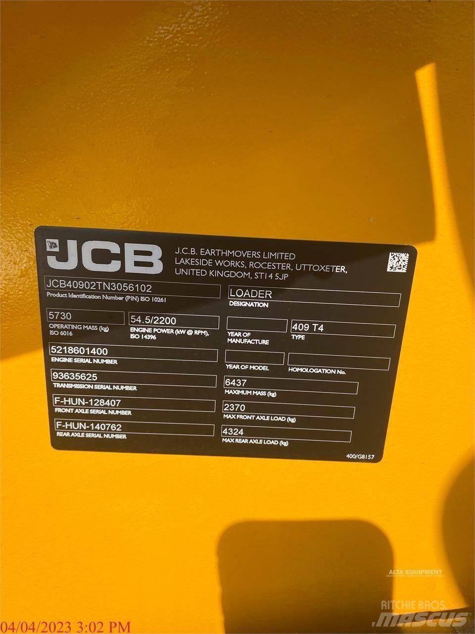 JCB 409  휠로우더