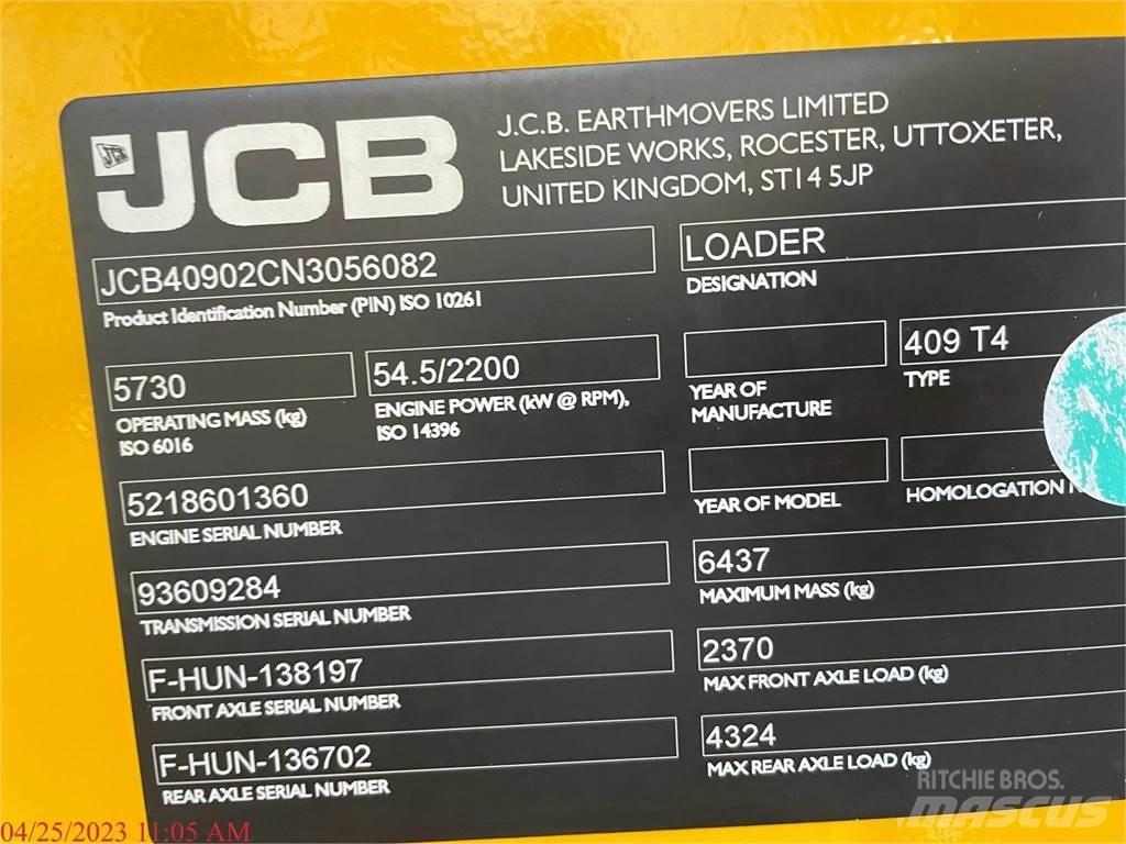 JCB 409  휠로우더