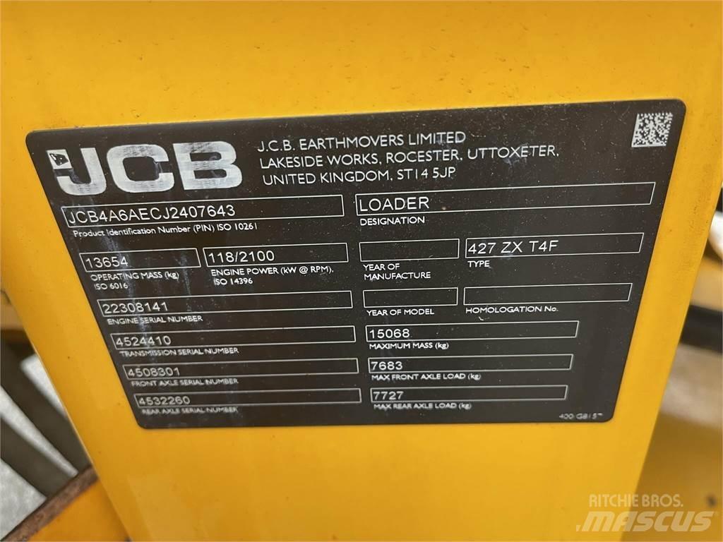 JCB 427ZX  휠로우더