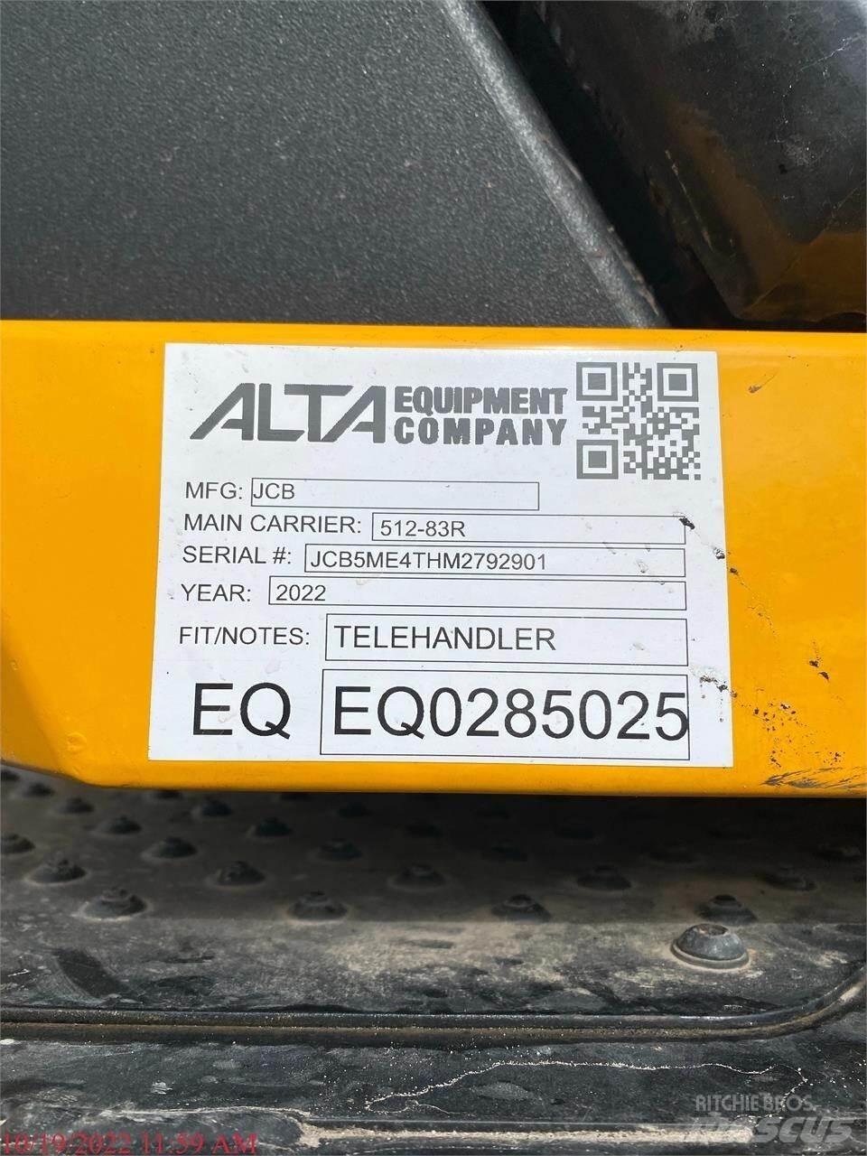 JCB 512-83R 텔러 핸들러