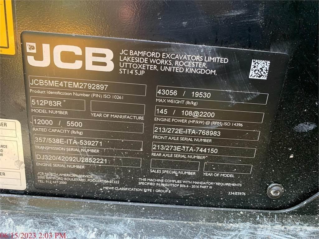 JCB 512-83R 텔러 핸들러