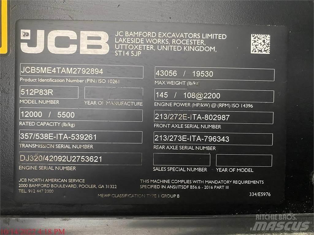 JCB 512-83R 텔러 핸들러