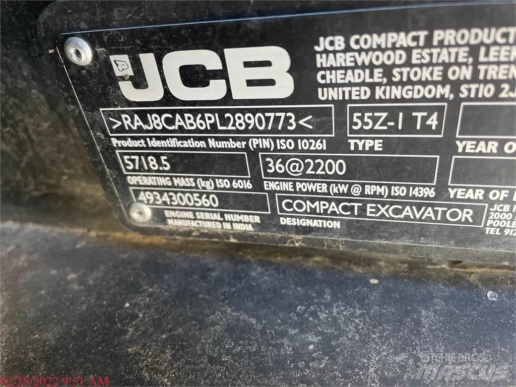 JCB 55Z-1 소형 굴삭기 7톤 미만