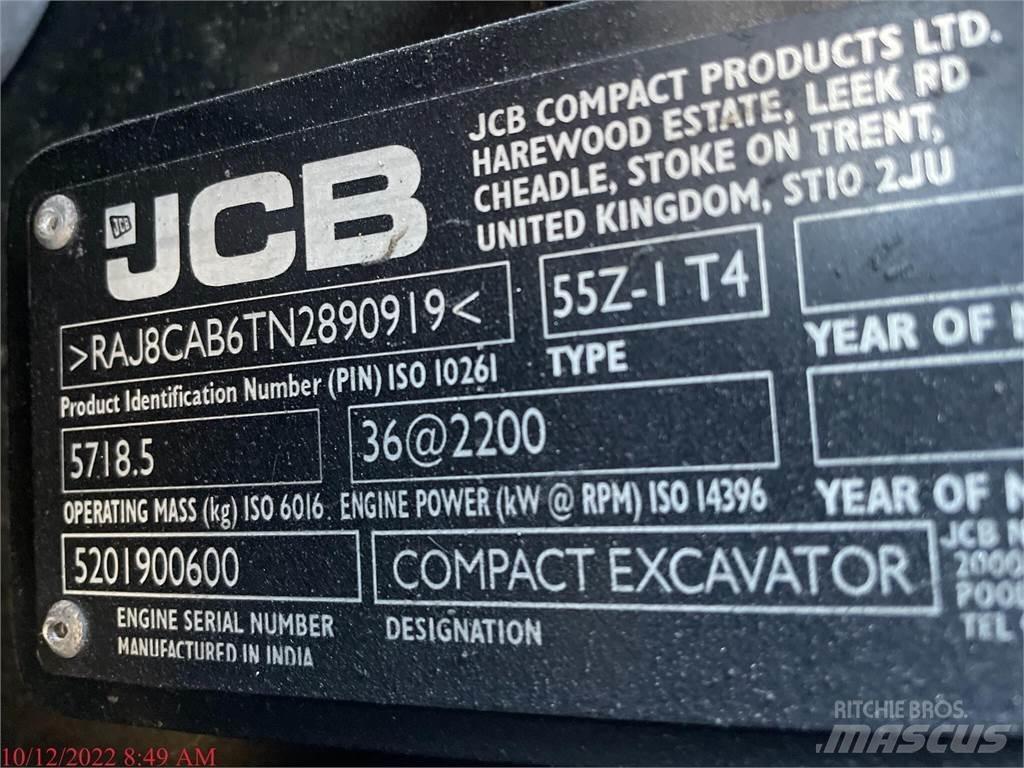 JCB 55Z-1 소형 굴삭기 7톤 미만