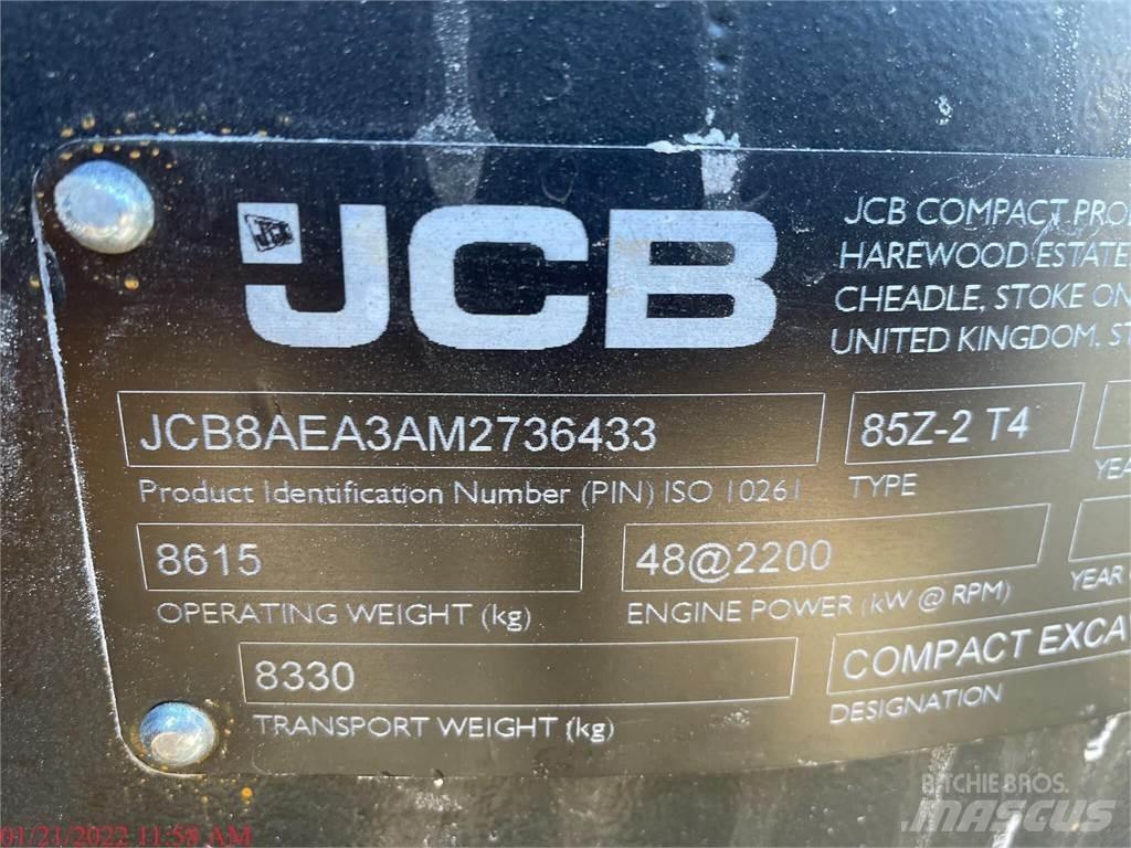 JCB 85Z-2 대형 굴삭기 29톤 이상