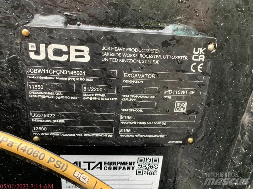 JCB HD110W  휠 굴삭기