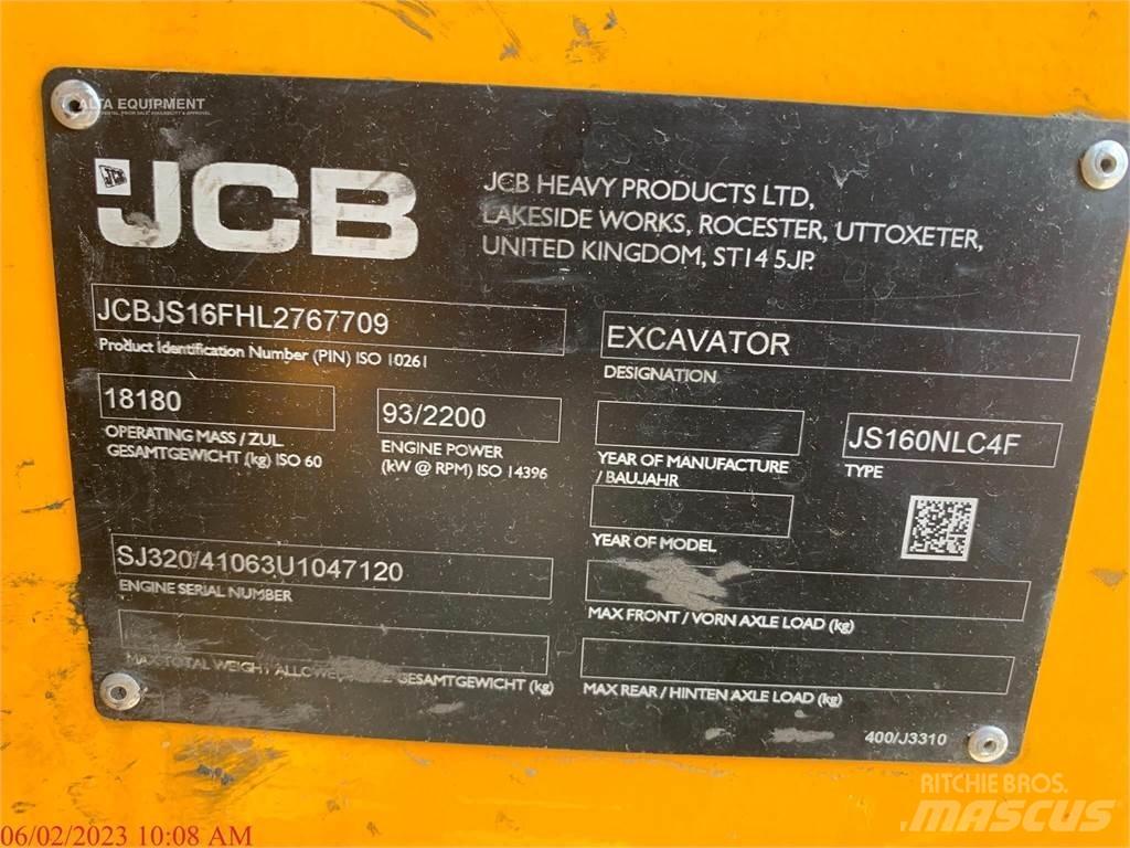 JCB JS160 대형 굴삭기 29톤 이상
