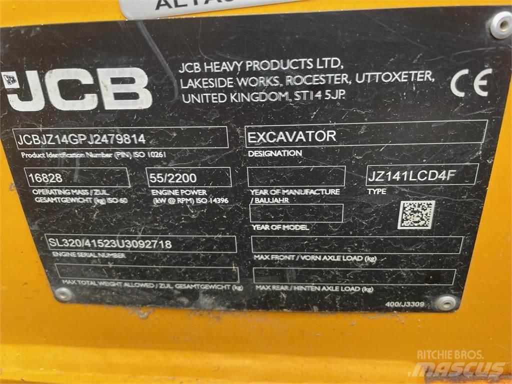 JCB JZ141 LC 대형 굴삭기 29톤 이상